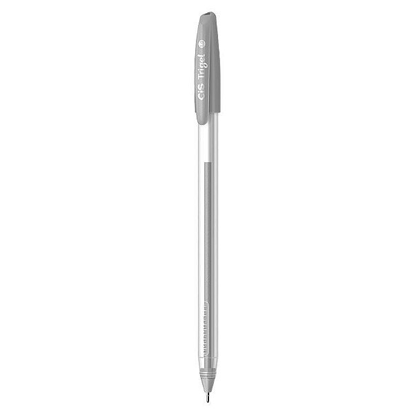 Caneta Esf 1,0mm Trigel Metalica Prata - Cis