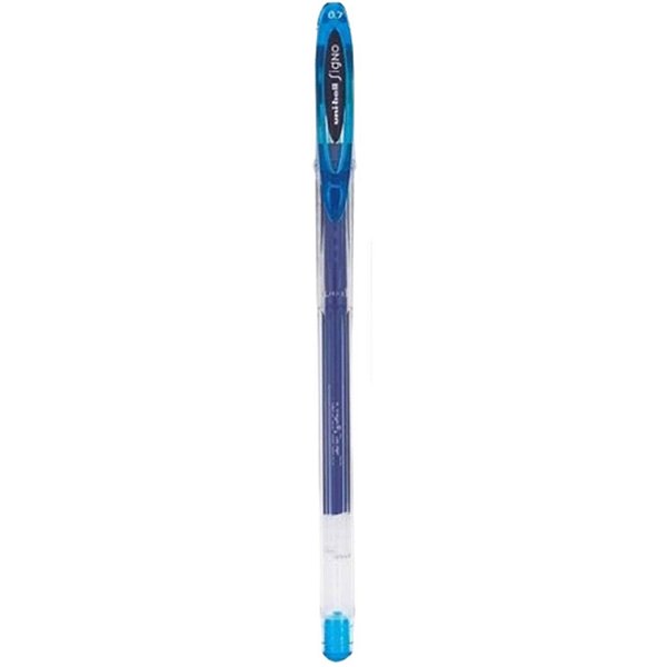 Caneta Gel 0,7mm Signo Neo Azul Claro - Uni Ball