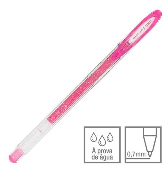 Caneta Gel 1,0 Signo Sparkling Pink - Uni