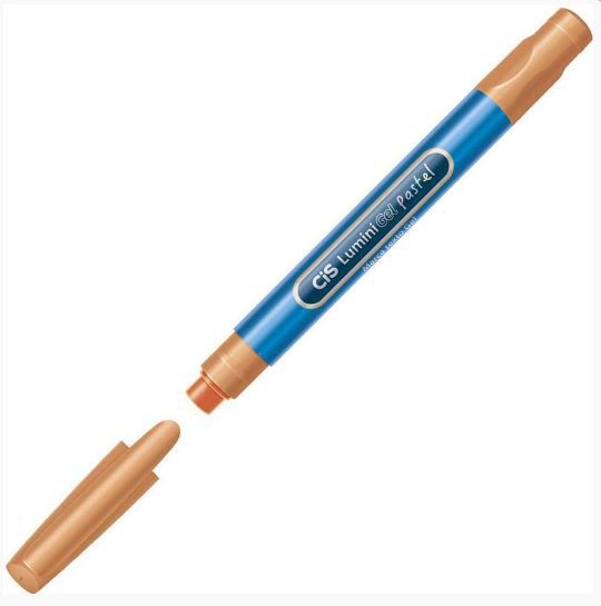 Caneta Marca Texto Lumini Gel Pastel Salmon - Cis