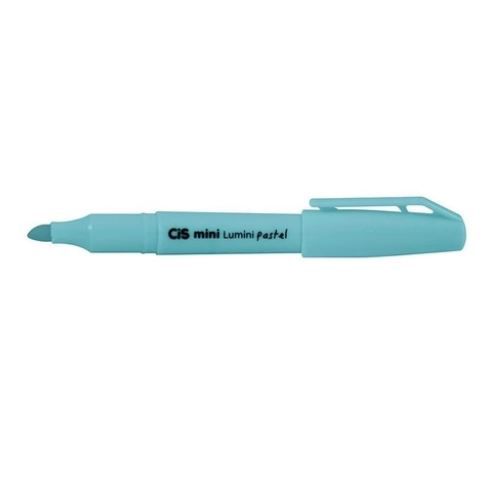 Marcador Texto Mini Lumini Pastel Azul - Cis