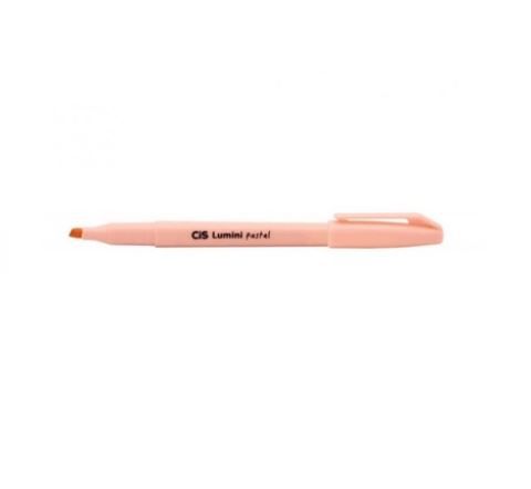 Caneta Marca Texto Lumini Pastel Laranja - Cis