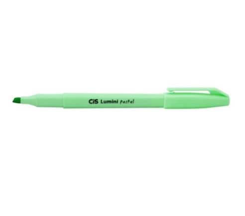 Caneta Marca Texto Lumini Pastel Verde - Cis