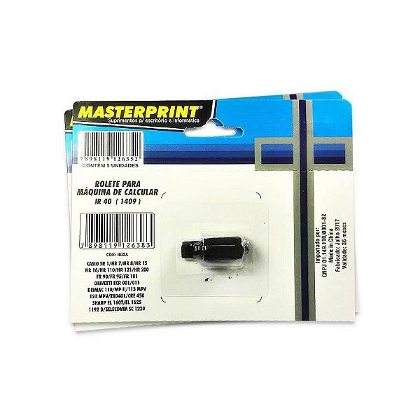 Rolete P/calculadora Ir 40  - Masterprint
