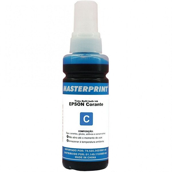 Tinta Refil 100ml Epson Cyan - Masterprint