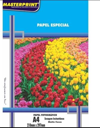 Papel Fotografico A4 108g 100f Matte - Masterprin