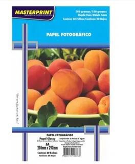 Papel Fotografico A4 120g Dupla Face - Masterprint
