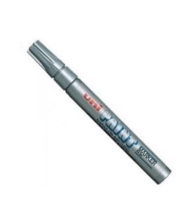Marcador Permanente 2,8mm Paint Prata - Uni Ball