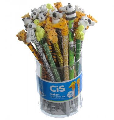 Lapis Preto Hb Safari Sortido - Cis