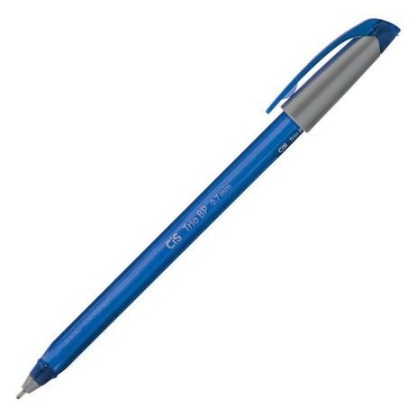 Caneta Esferografica 0,7mm Trio Bp Azul Claro- Cis