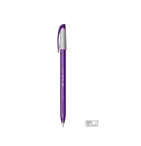 Caneta Esferografica 0,7mm Trio Bp Lilas - Cis