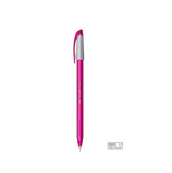 Caneta Esferografica 0,7mm Trio Bp Pink - Cis
