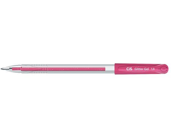 Caneta Glitter Gel 1.0 Cor Rosa - Cis