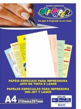 Papel A4 180g 50f Opaline Branco - Offpaper