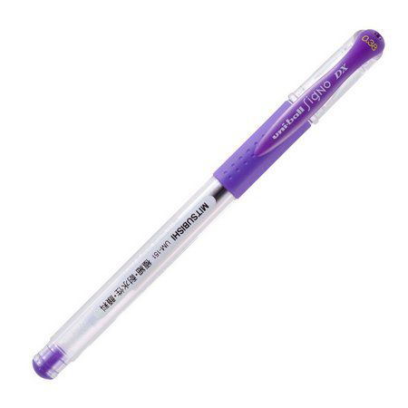 Caneta Esferografica Signo Dx 0,38mm Violeta - Uni