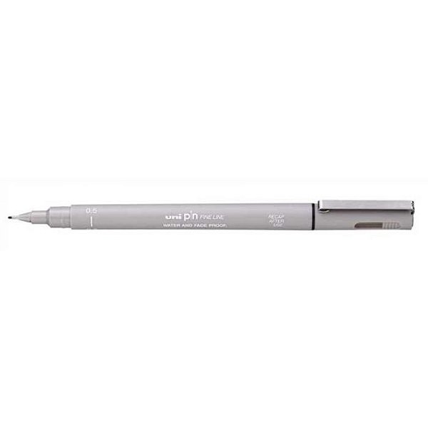 Caneta Pin Fine Line 0.5 Cinza Claro - Uni