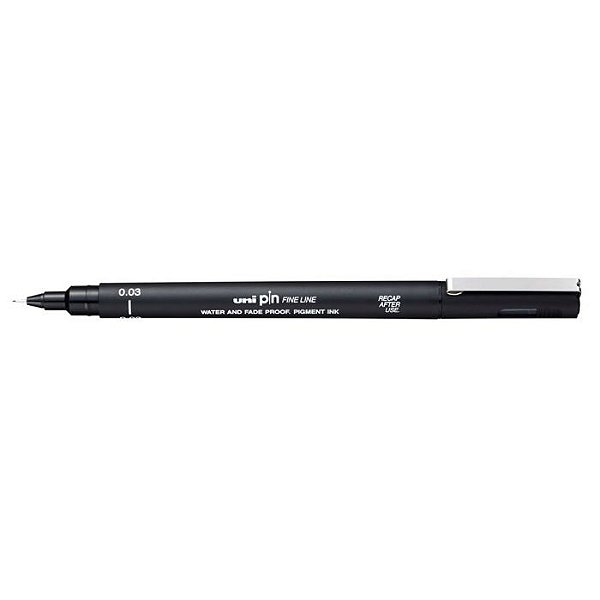 Caneta Pin Fine Line 0.03 Preta - Uni