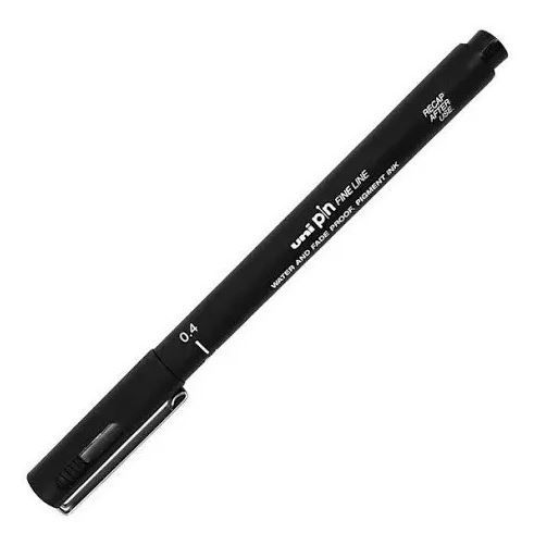 Caneta Pin Fine Line 0.4 Preta - Uni