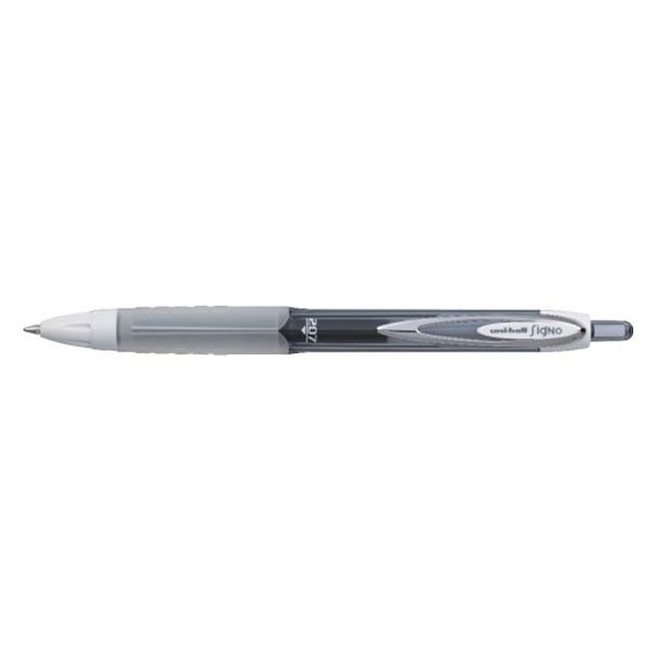 Caneta Retratil 0,7mm Signo 207 Preta - Uni