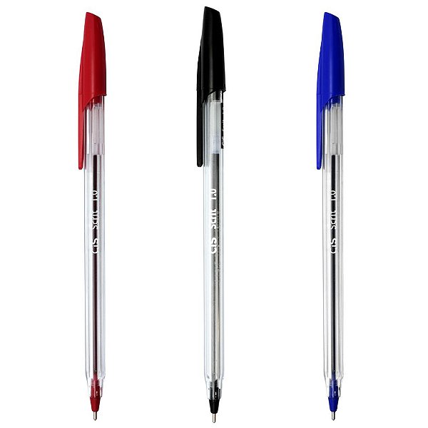 Caneta Esferografica 0,7mm Scrit Preta - Cis