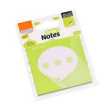 Bloco Anotacao 75x75mm 30f 2 Em 1 Frame Balao -brw