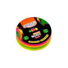 Bloco Anotacao 70x70mm C/200 Color Neon - Brw