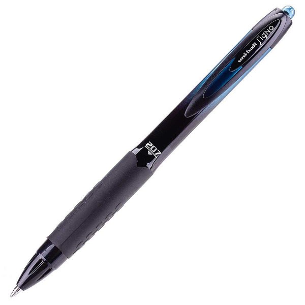 Caneta Retratil 0,7mm Signo 207 Preta - Uni Ball