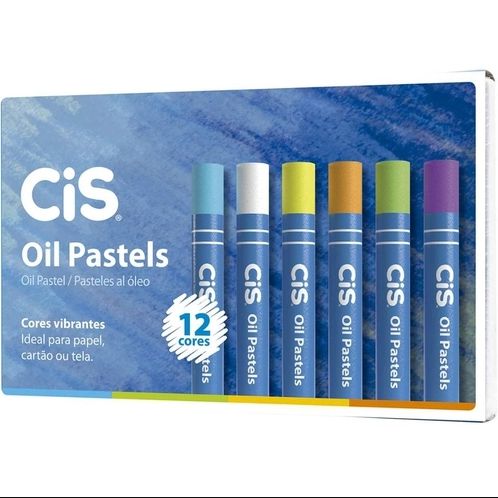 Estojo Giz C/12 Oil Pastels - Cis