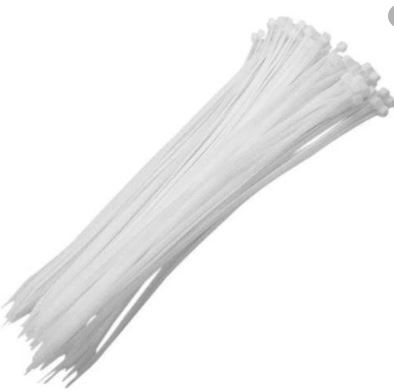 Abracadeira Nylon 2,5x200mm Branca - Brw