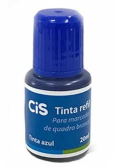 Tinta Marcador Quadro Branco 20ml Azul - Cis