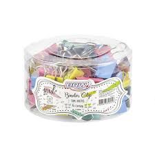Binder Clip 25mm Cx/48 Pastel - Brw