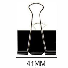 Binder Clip Preto 41mm - Unidade - Brw