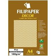 Papel Decor Poa Bra/amarelo 20fls 180gr - Filipe