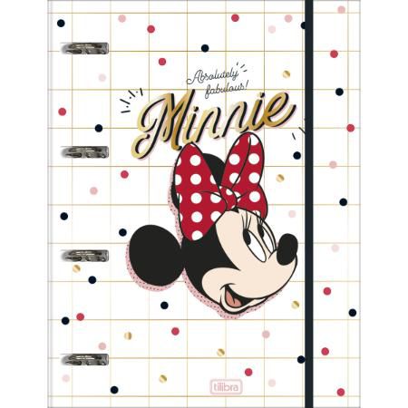Caderno Fichario Argolado Minnie - Tilibra