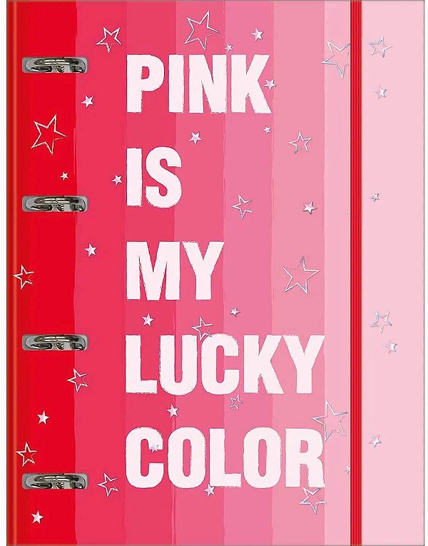 Caderno Fichario Argolado Love Pink - Tilibra