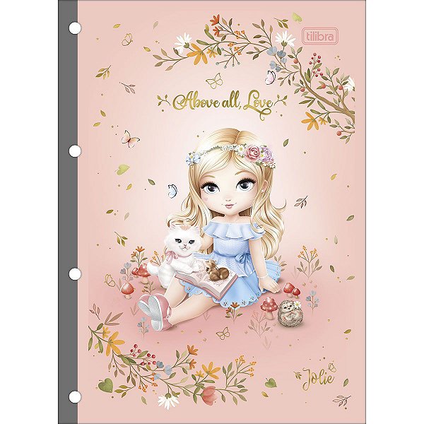 Caderno Esp Cd Univ 80f Tiliflex Jolie - Tilibra