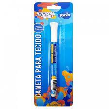 Caneta Para Tecido Cor Branca - Brw