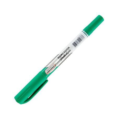Marcador Ponta Dupla Cd/dvd Verde - Brw