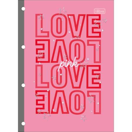Caderno Coleg 80f Tiliflex Love Pink - Tilibra