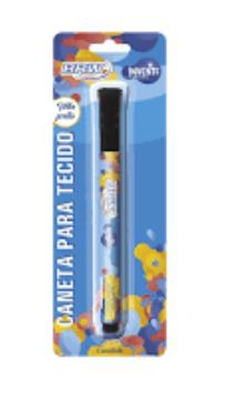 Caneta Para Tecido Cor Preta - Brw