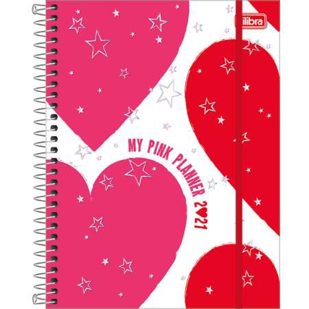 Agenda 2022 Esp M7 Planner Love Pink - Tilibra