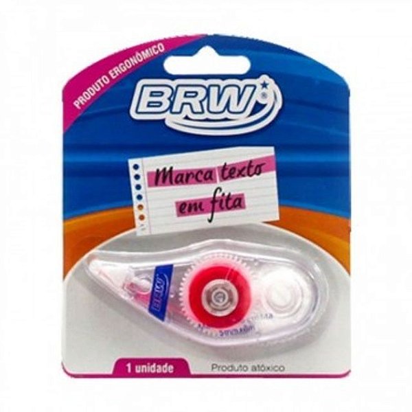 Marca Texto Em Fita Rosa - Brw