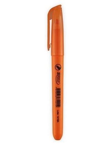 Caneta Marca Texto Laranja - Brw