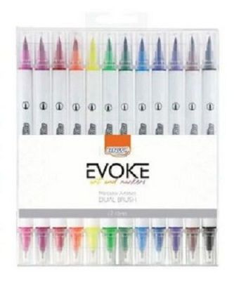 Estojo C/12 Marcador Dual Brush Pen - Brw