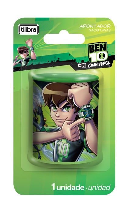 Apontador 2 Furos C/dep Ben 10 - Tilibra