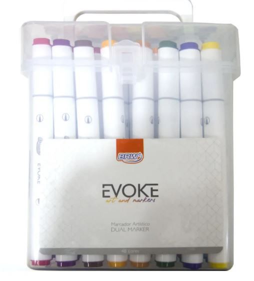 Estojo C/48 Marcador Evoke Dual Marker - Brw