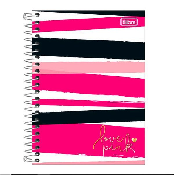 Caderneta Esp Cd 1/8 80f Love Pink - Tilibra