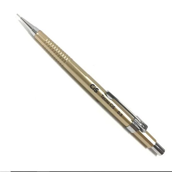 Lapiseira Tecnocis 0,5mm Dourada - Cis