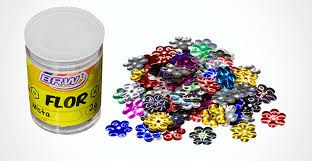 Lantejoula 2,0g Florzinha Colorida - Brw