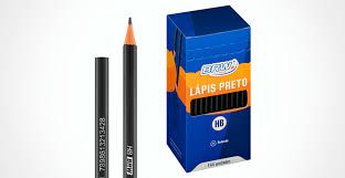 Lapis Preto Hb S/borracha C/144 Sextavado - Brw